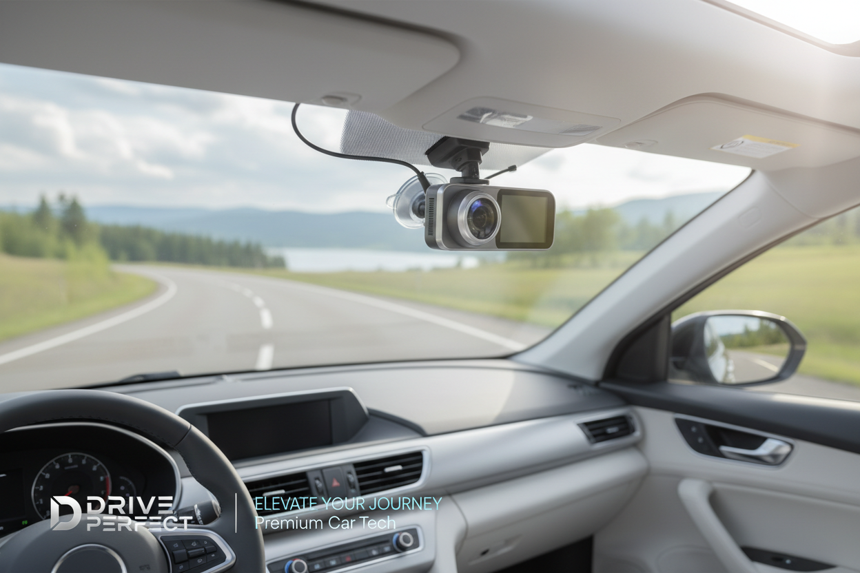 make a main banner image, light in colors, related to dashcam and cars